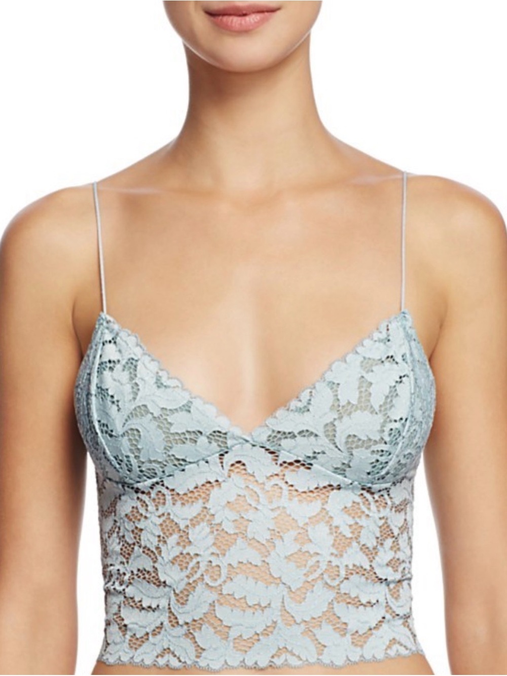 Free People Blue Lace Bralette Cami
